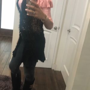 Long decorative knit